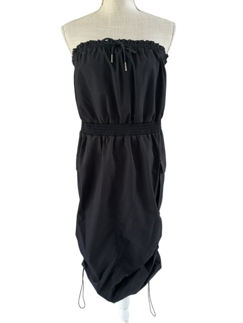 Almost Famous Strapless Black Dress Womens Casual XL